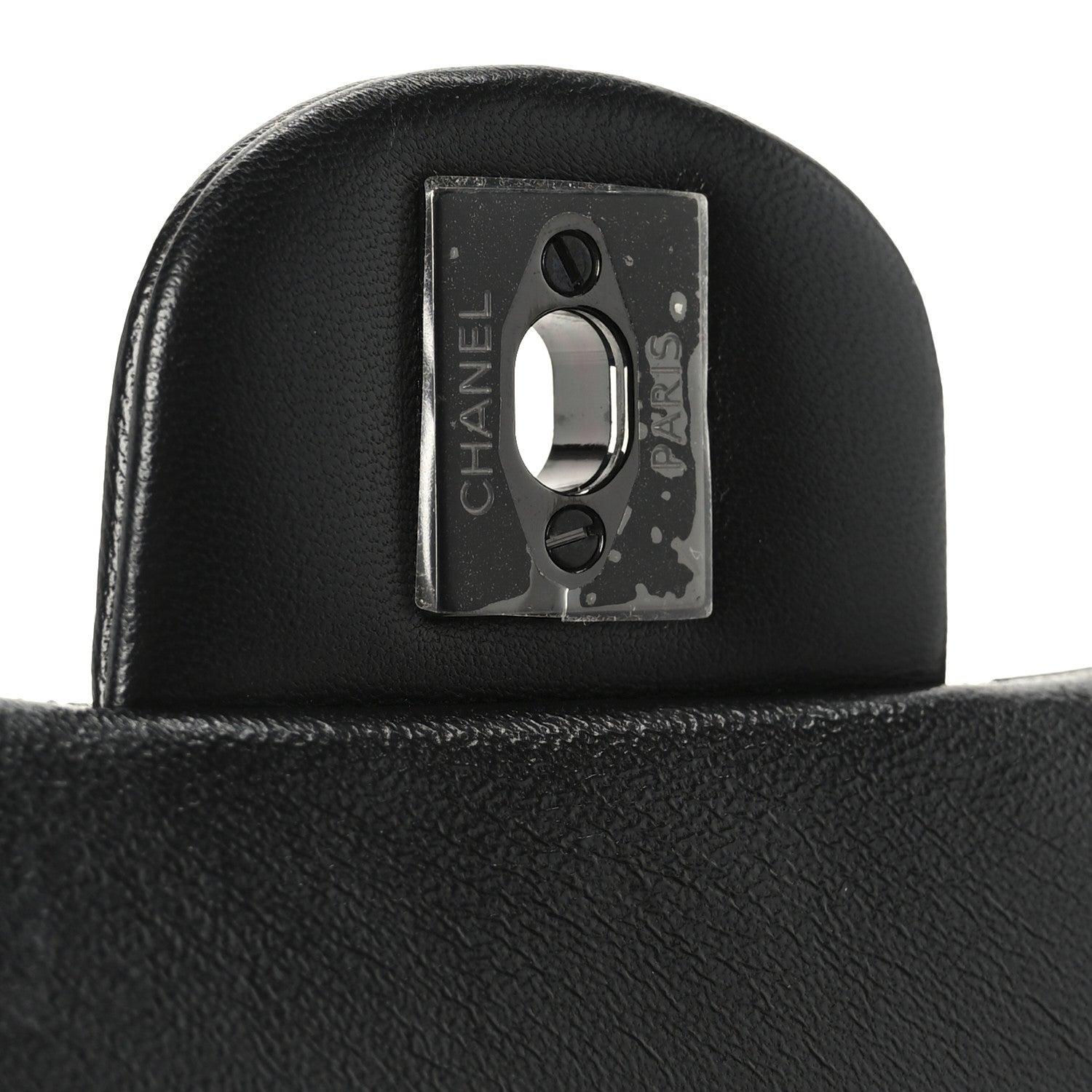 Chanel Lambskin Quilted Mini Top Handle Rectangular Flap So Black So Black 7 of 11
