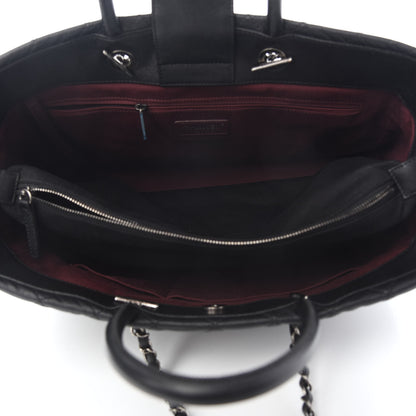 Chanel Caviar Quilted Large Coco Handle Shopping Tote Black 5 of 11