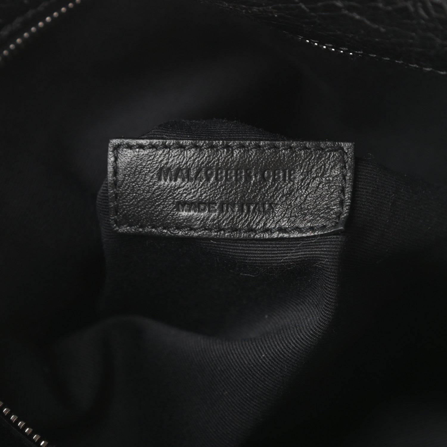 Saint Laurent Crinkled Calfskin Matelasse Monogram Large Niki Chain Satchel Black 14 of 15