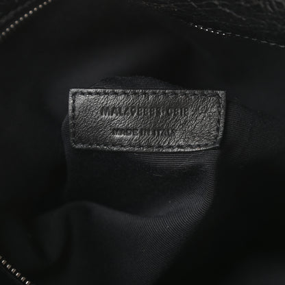 Saint Laurent Crinkled Calfskin Matelasse Monogram Large Niki Chain Satchel Black 14 of 15