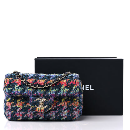 Chanel Knit Mini Rectangular Flap Multicolor 9 of 9