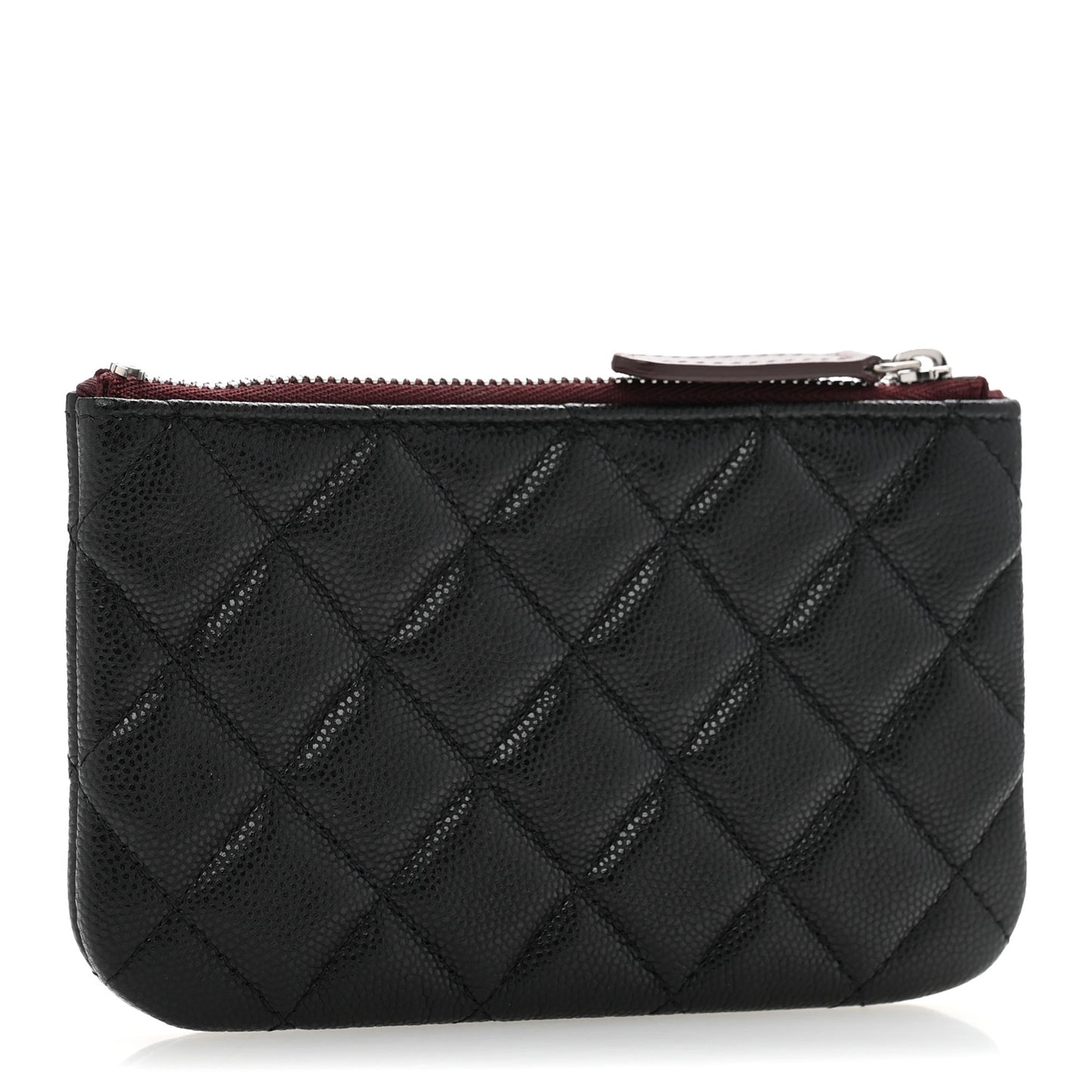 Caviar Quilted Small Pouch Black
