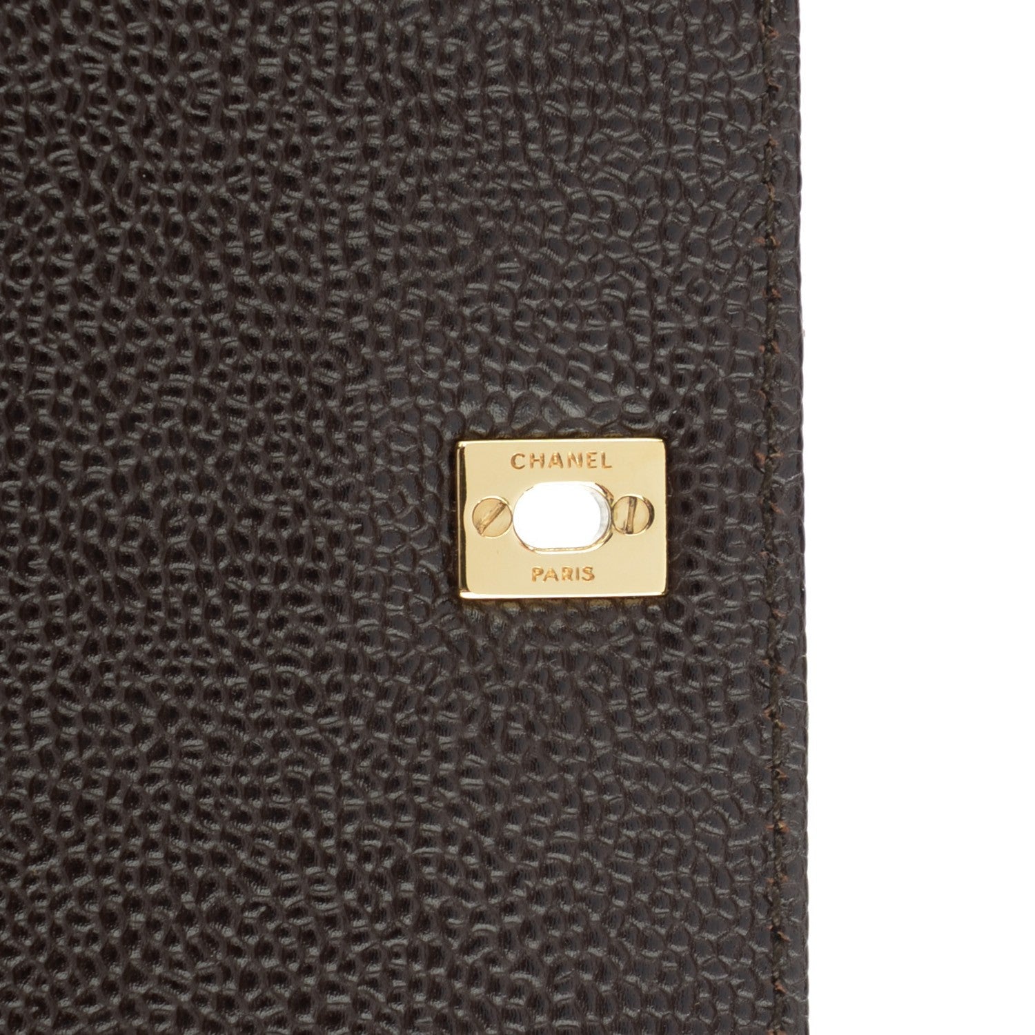 Chanel Caviar Square Stitched Small Flap Dark Brown 6 of 8
