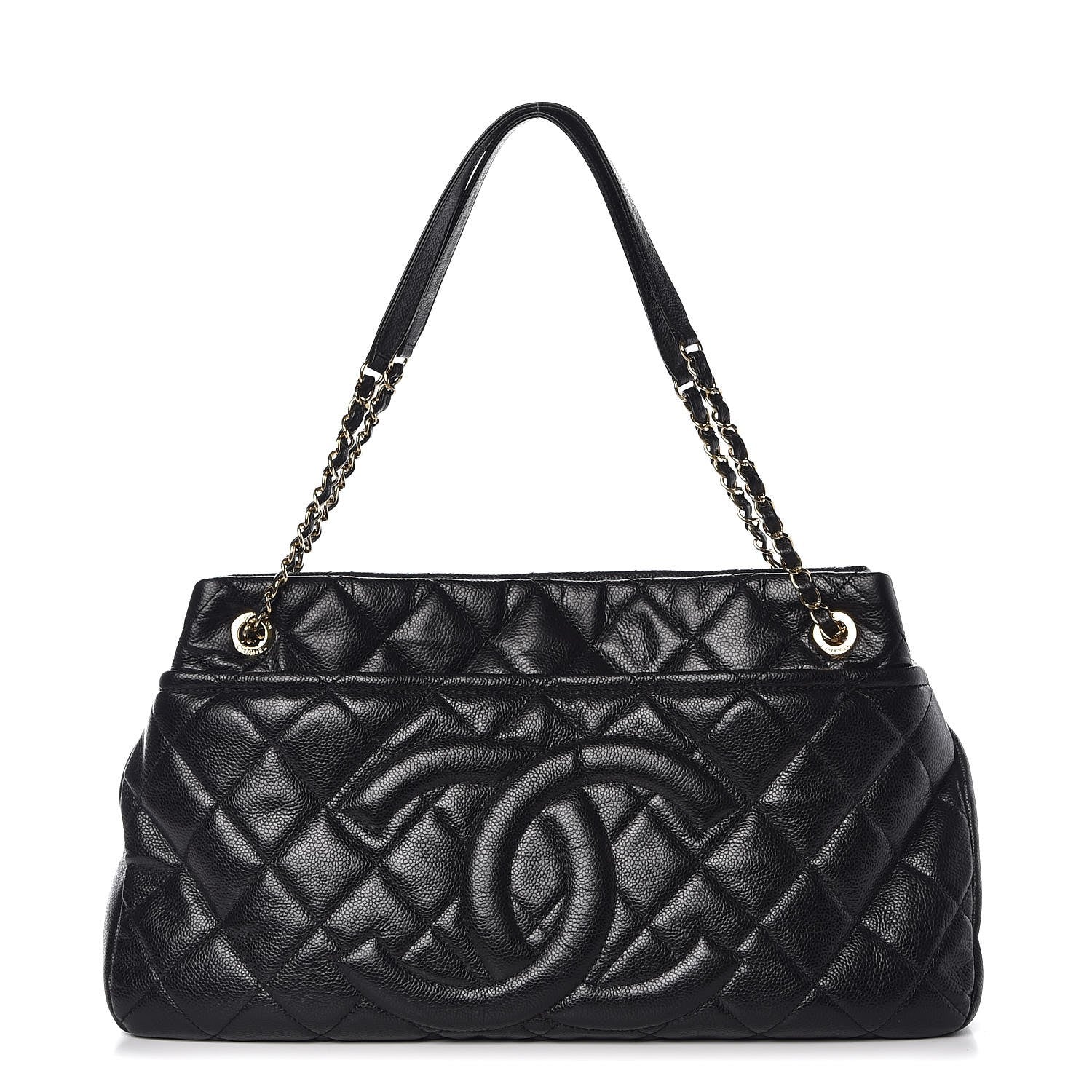 Chanel Caviar Quilted Timeless CC Soft Tote Black 1 of 7