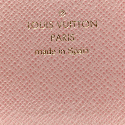 Louis Vuitton Damier Azur Rosalie Coin Purse Rose Ballerine 6 of 8
