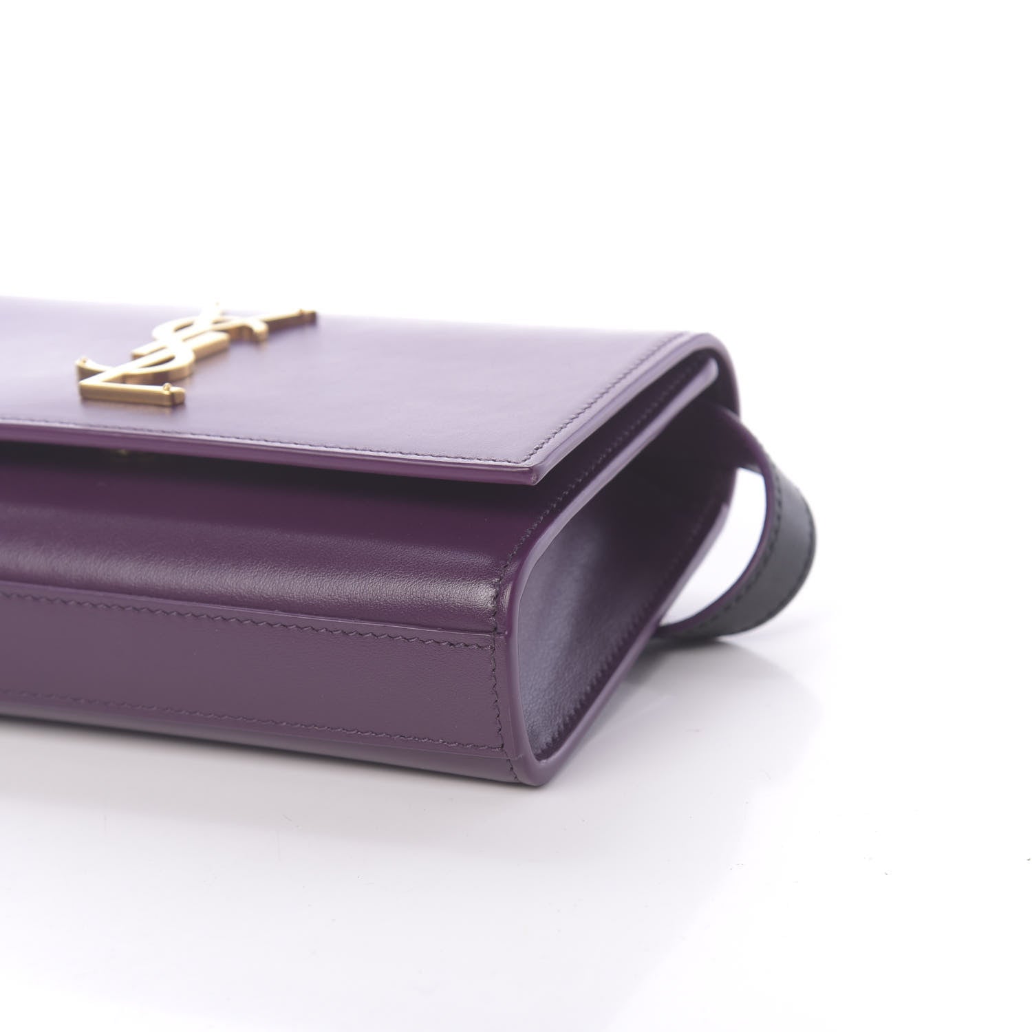 Saint Laurent Smooth Calfskin Monogram Kate Belt Bag Purple 8 of 9