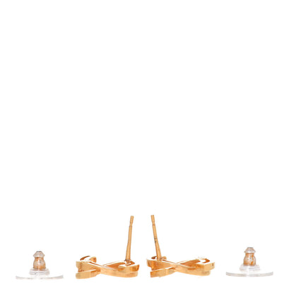 Chanel Metal Obazine CC Earrings Gold 3 of 5