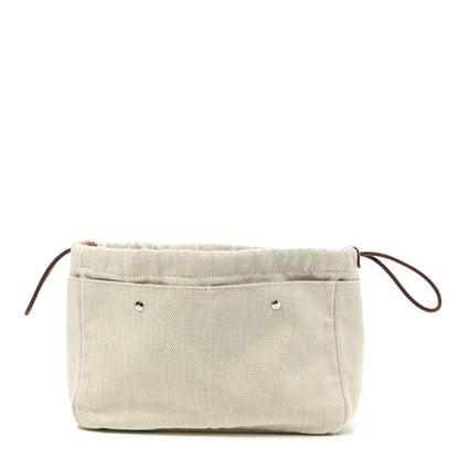 Hermes Canvas Barenia Fourbi 25 MM Pouch Naturel Fauve 1 of 10