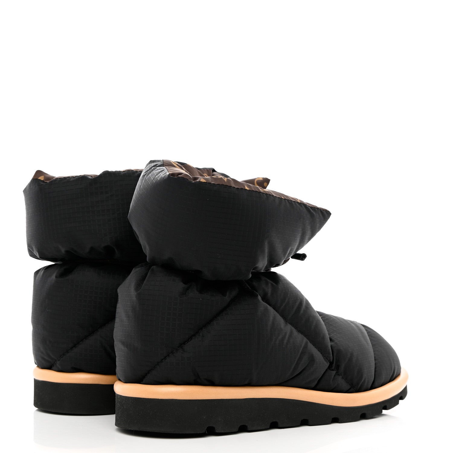 Louis Vuitton Nylon Monogram Pillow Comfort Ankle Boot 40 Black 3 of 8