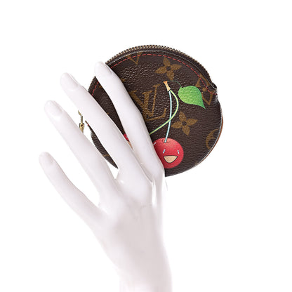 Louis Vuitton Monogram Cerises Round Coin Purse 2 of 7