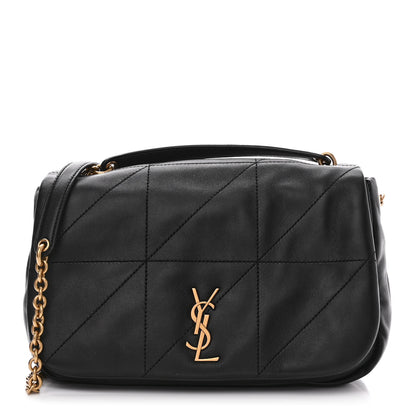 Saint Laurent Lambskin Matelasse Monogram Small Jamie 4.3 Black 1 of 10