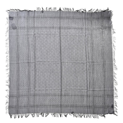 Gucci Wool Silk Diamante Monogram Shawl Black 1 of 3
