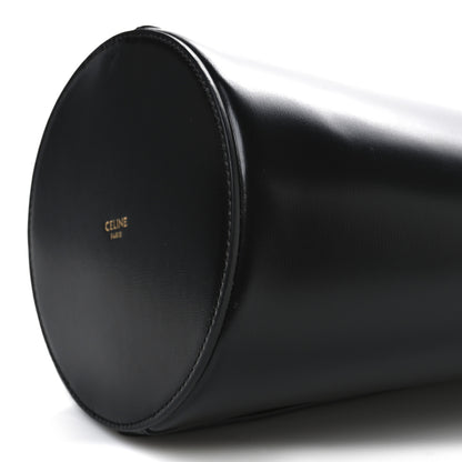 Celine Shiny Calfskin Triomphe Bucket Bag Black 11 of 12