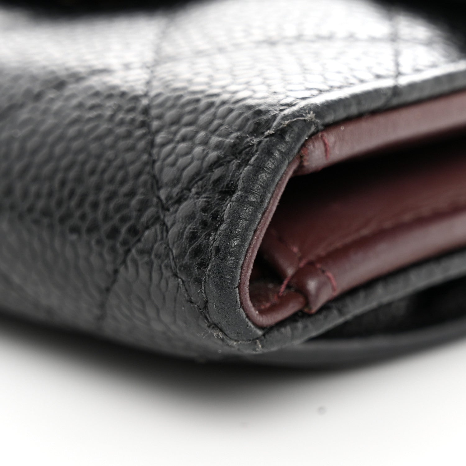 Chanel Caviar Quilted Compact Flap Wallet Black 13 of 15