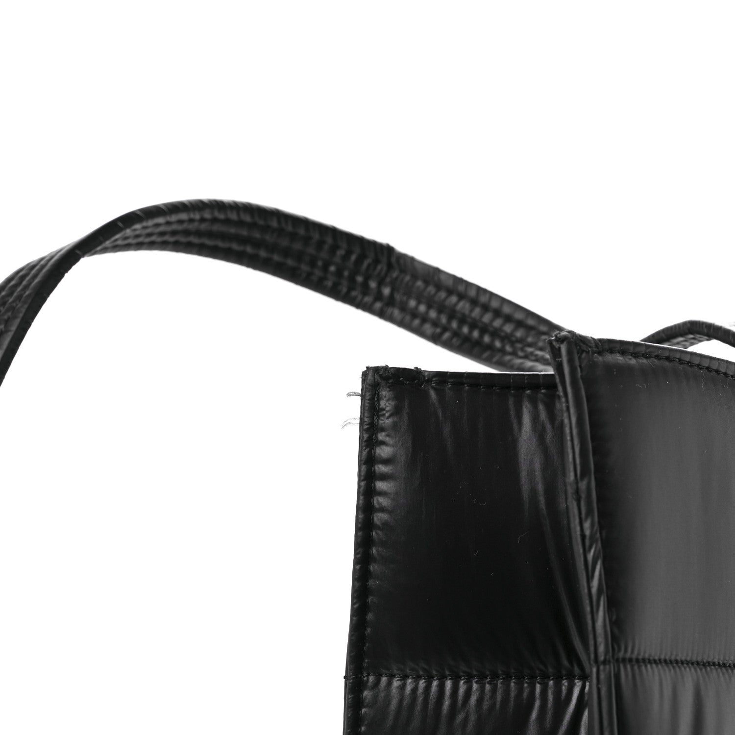 Telfar Nylon Medium Puff Shopping Bag Black 10 of 10