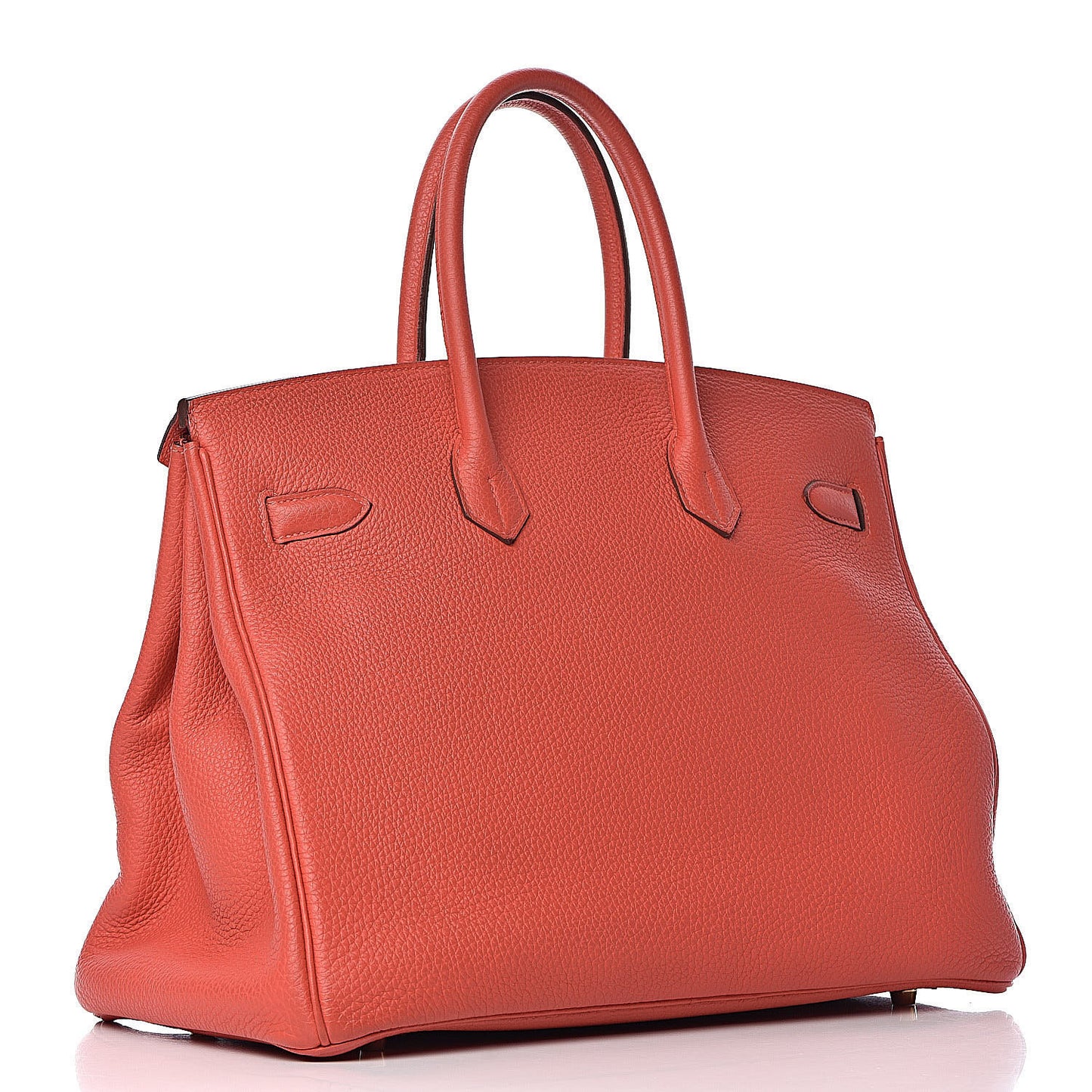 Togo Birkin 35 Rouge Pivoine