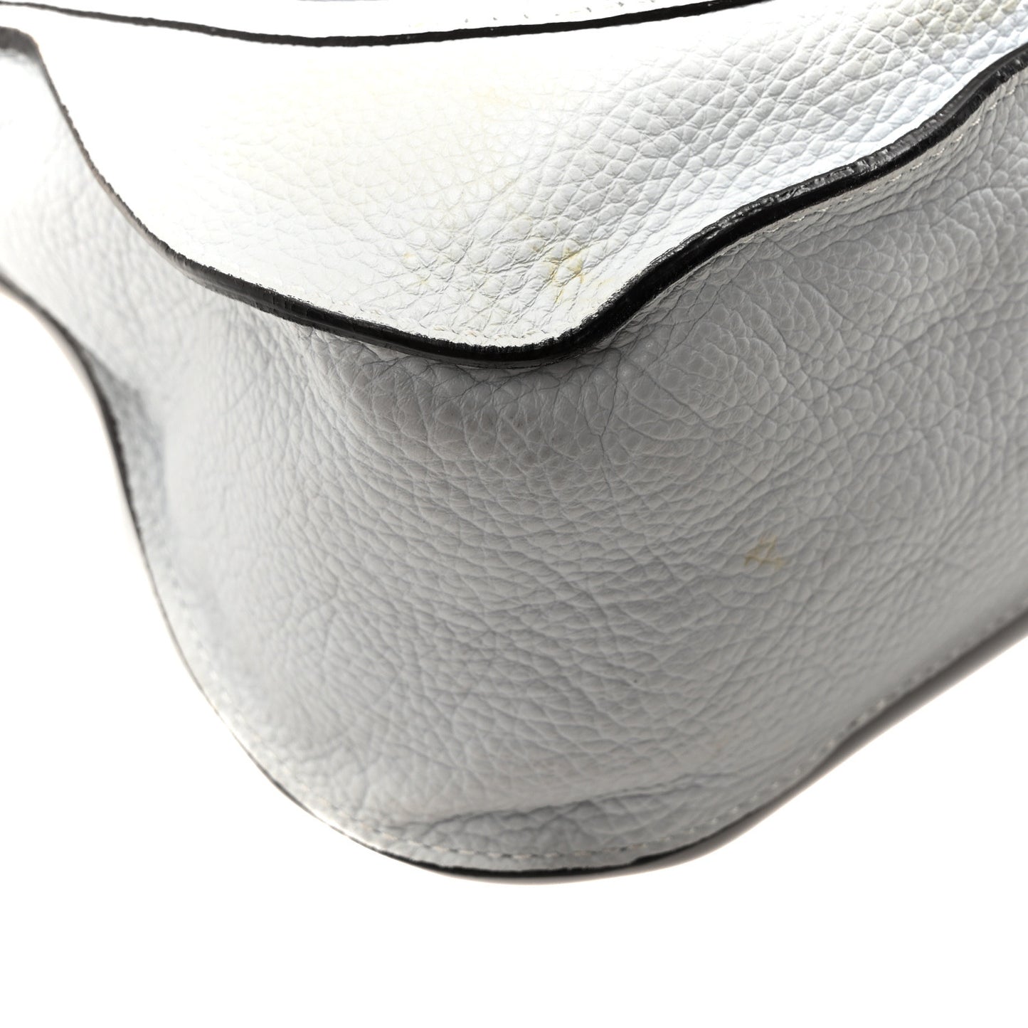 Calfskin Medium Marcie Satchel Light Cloud