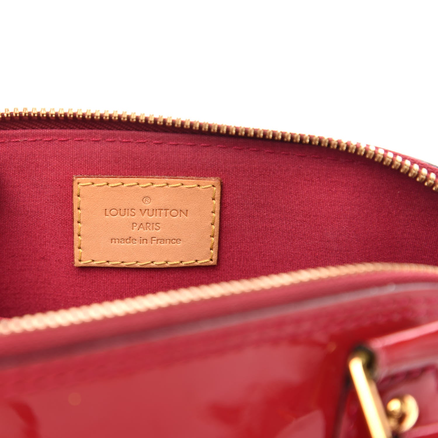Louis Vuitton Vernis Alma BB Pomme D'Amour 7 of 13