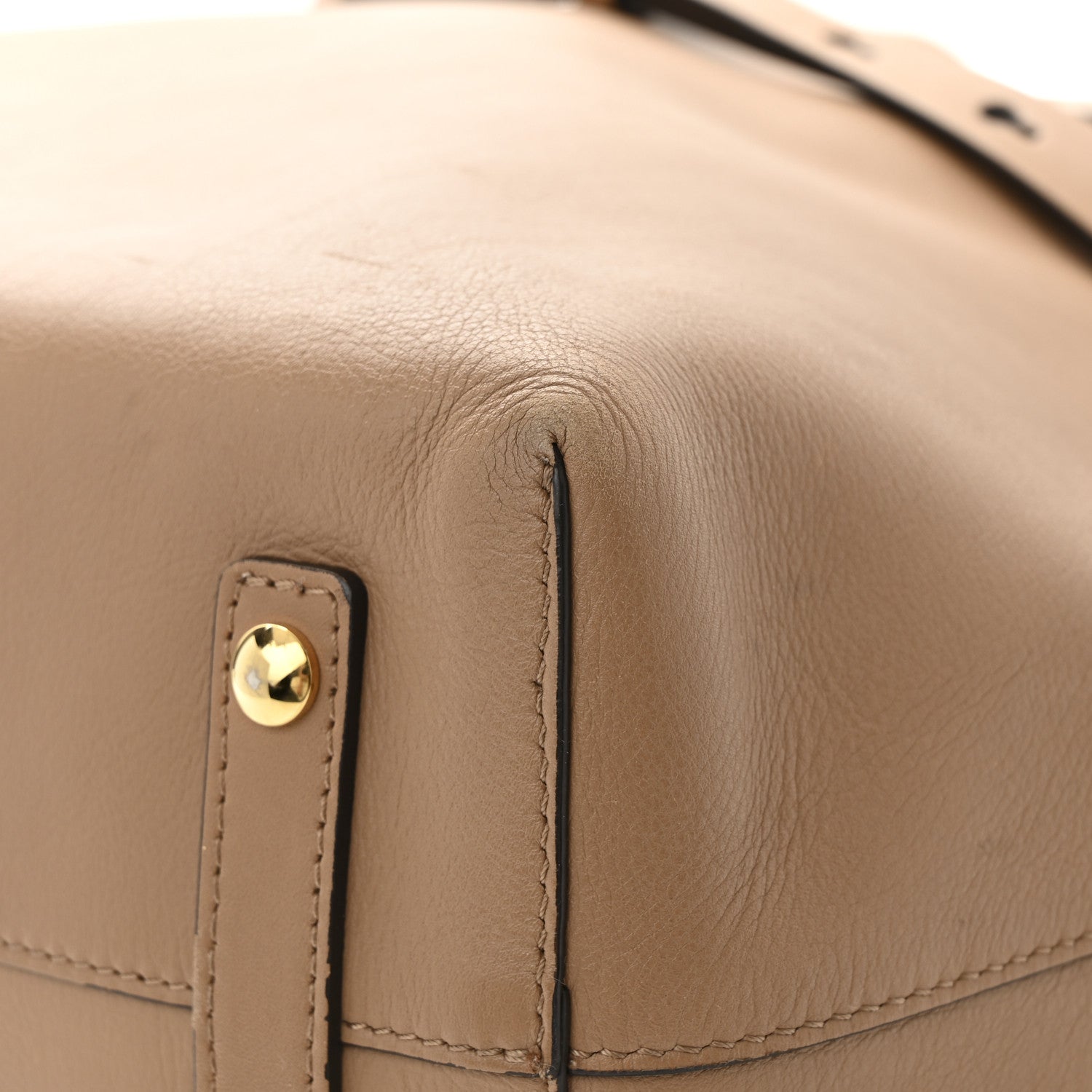 Burberry Soft Smooth Calfskin Medium Tote Camel 11 of 16