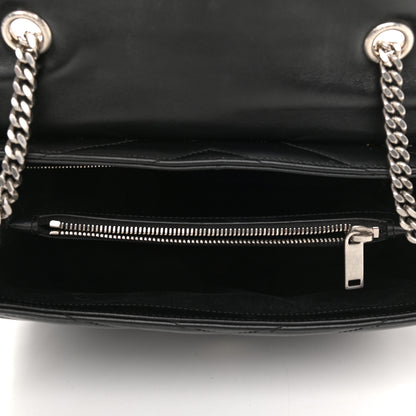 Saint Laurent Calfskin Y Quilted Monogram Medium Loulou Chain Satchel Black 5 of 13