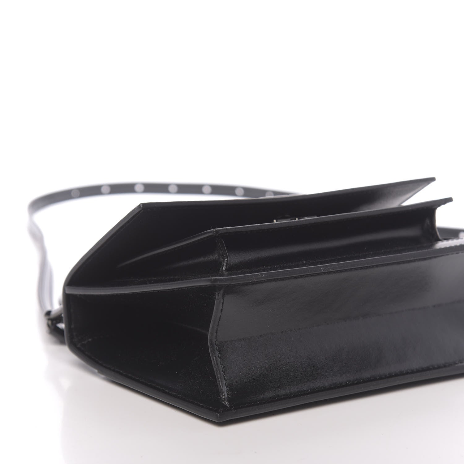 Balenciaga Box Calfskin Monochrome XS Sharp Top Handle Bag Black 8 of 9