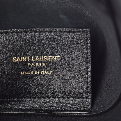 Saint Laurent Calfskin Toy Shopping Tote Black 6 of 10