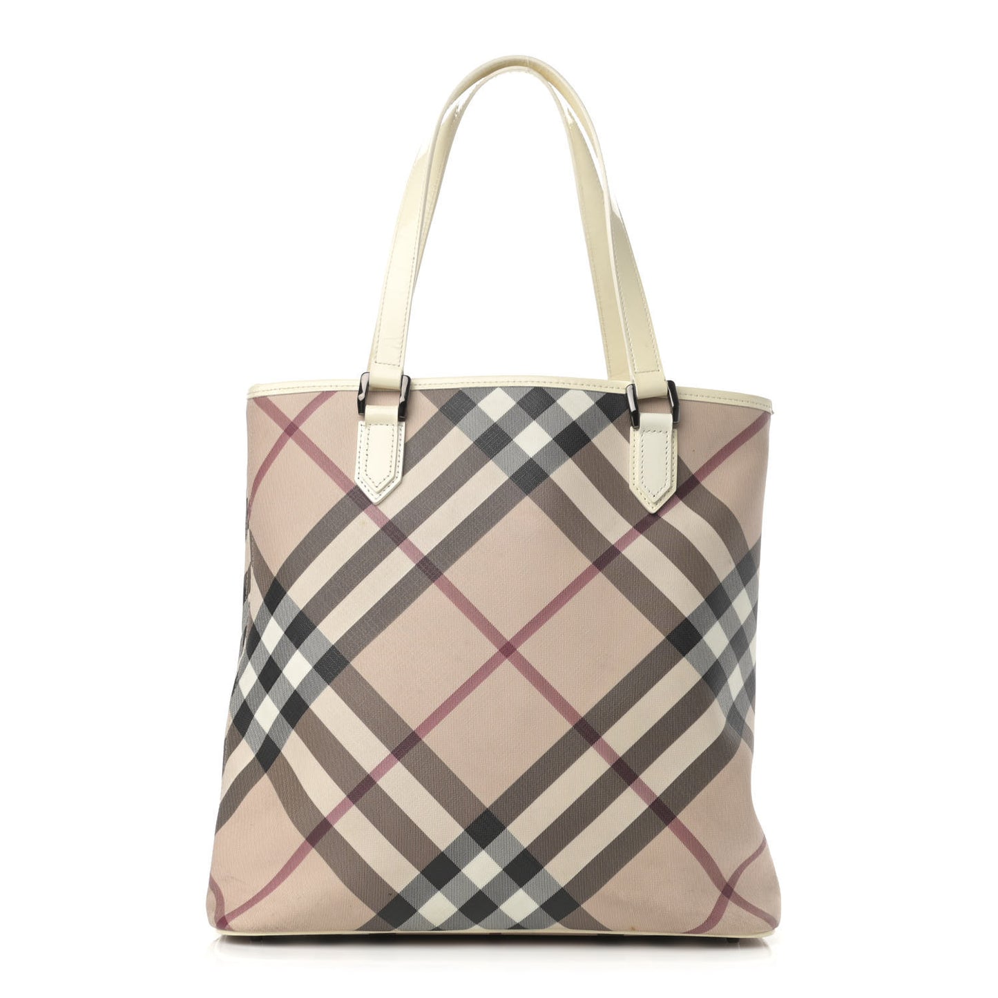 Supernova Check Tote White