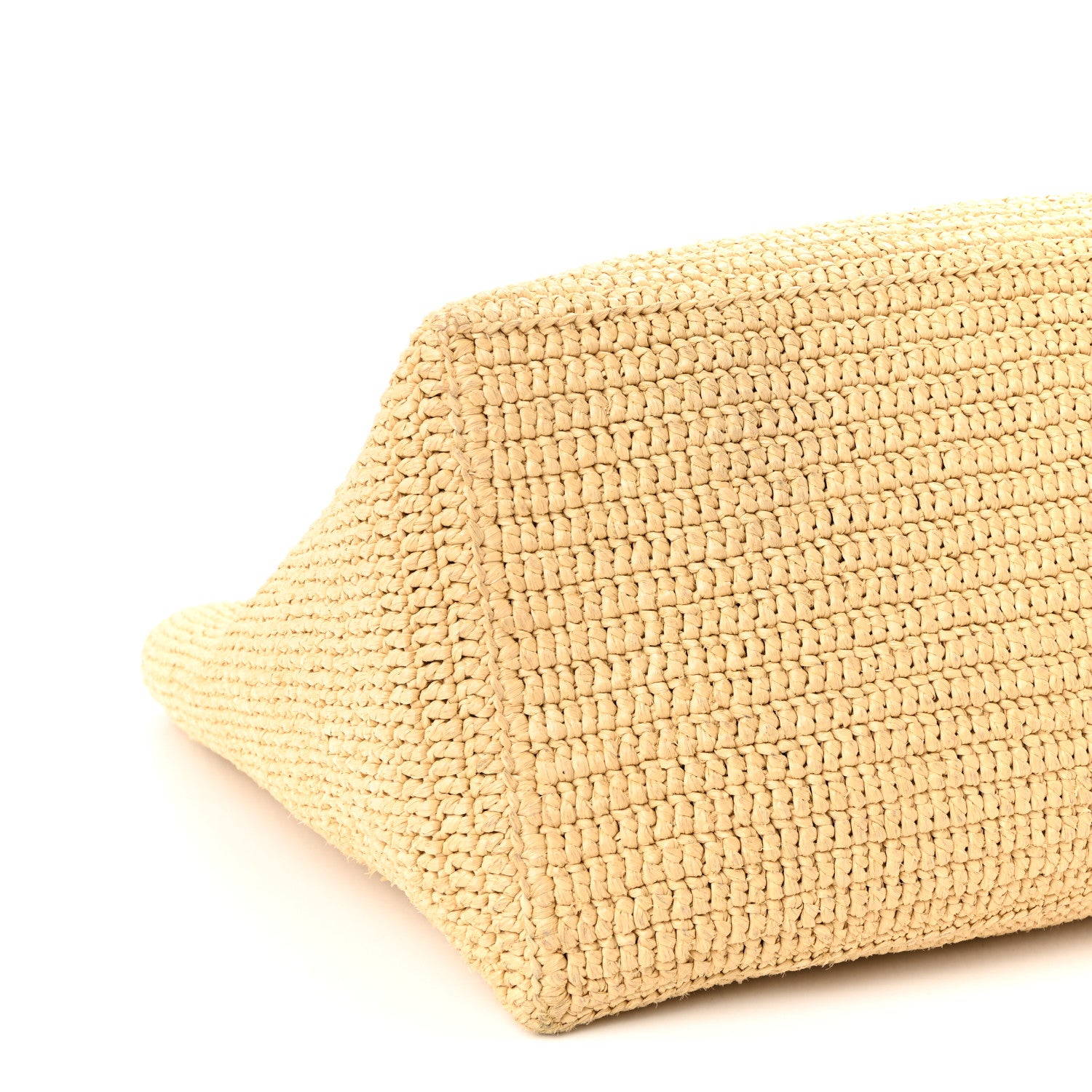 Saint Laurent Raffia Logo Tote Naturel 15 of 17