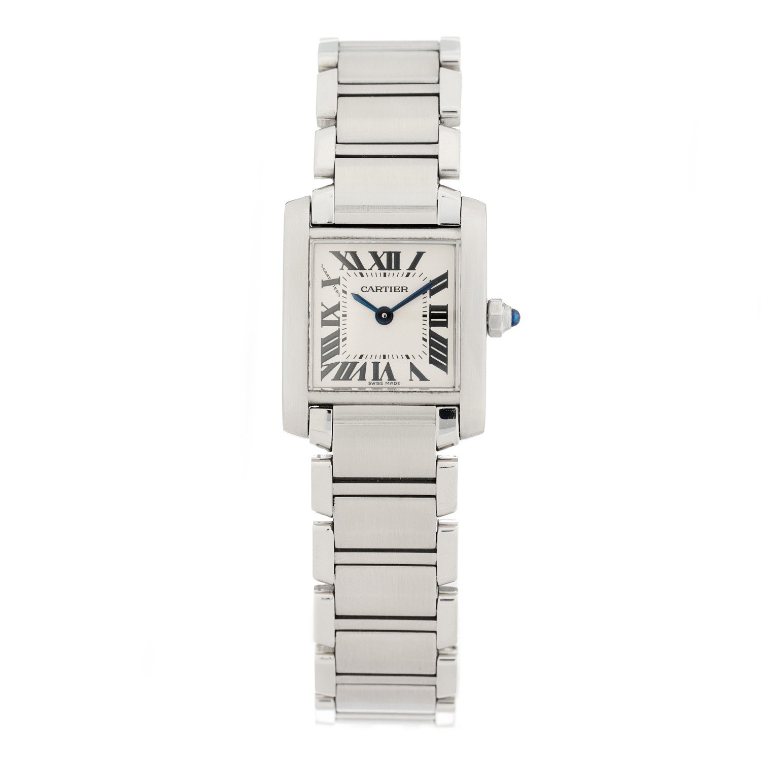 Cartier Stainless Steel 20mm Tank Francaise Quartz Watch 1 of 4
