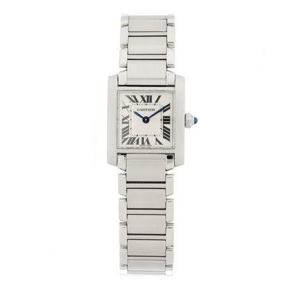 Cartier Stainless Steel 20mm Tank Francaise Quartz Watch 1 of 4