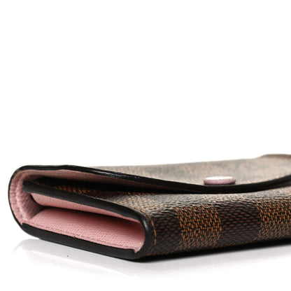 Louis Vuitton Damier Ebene Rosalie Coin Purse Rose Ballerine 7 of 12