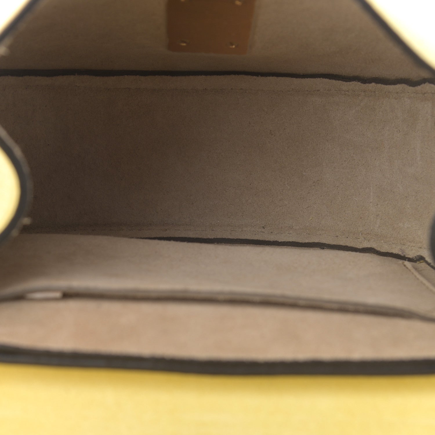 Chloe Suede Smooth Calfskin Mini Drew Shoulder Bag Lemonade 5 of 11