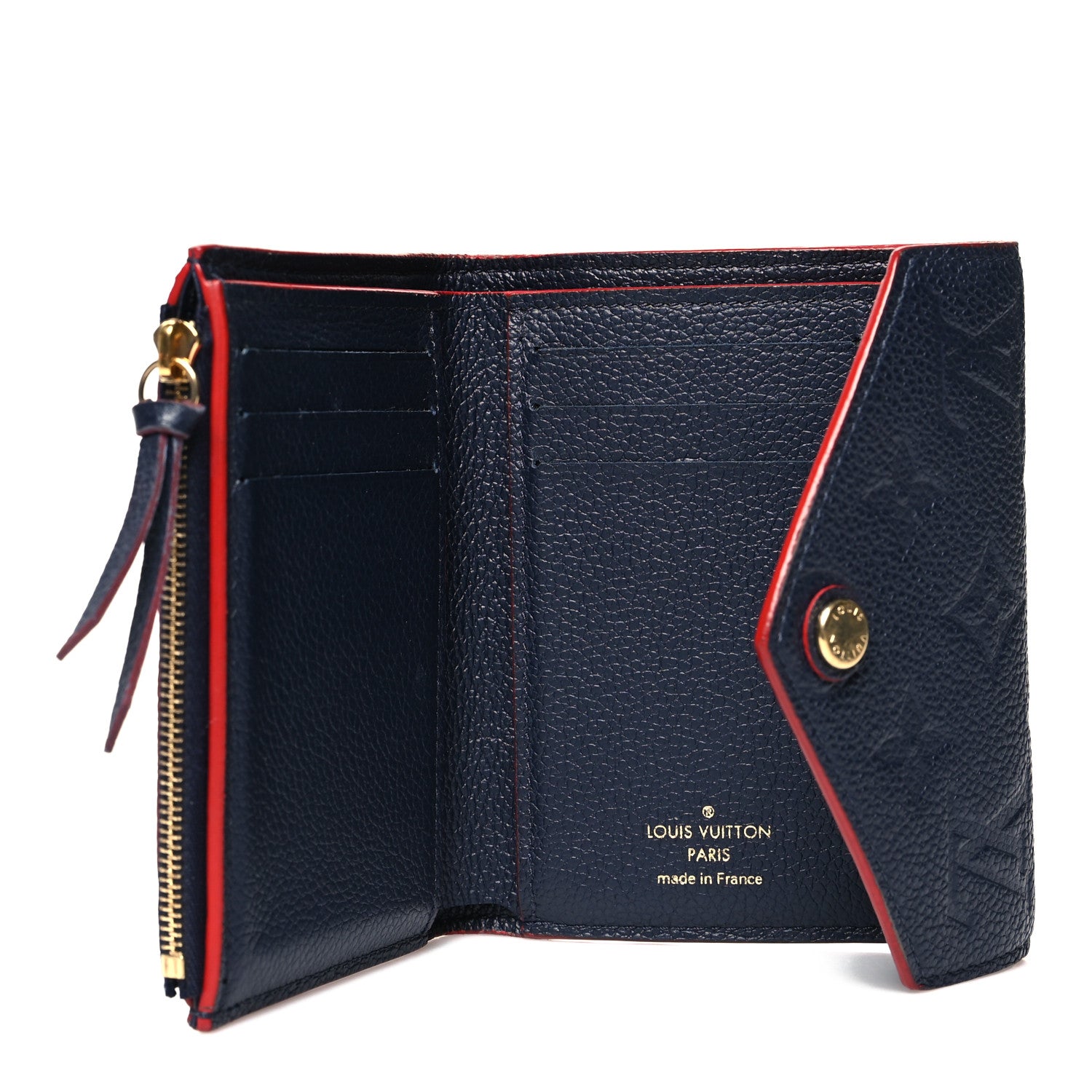 Louis Vuitton Empreinte Victorine Wallet Marine Rouge 5 of 10