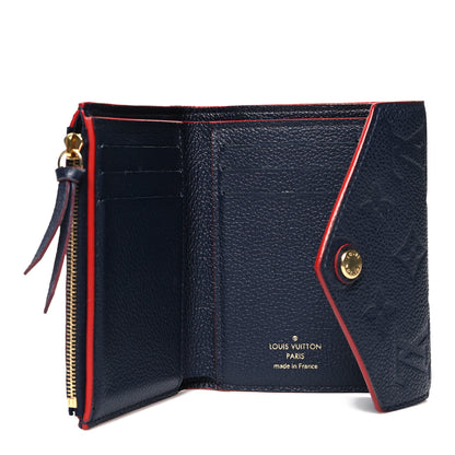 Louis Vuitton Empreinte Victorine Wallet Marine Rouge 5 of 10
