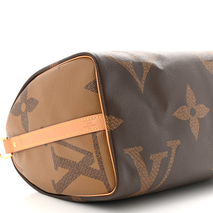 Louis Vuitton Reverse Monogram Giant Speedy Bandouliere 30 9 of 10
