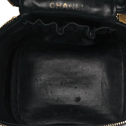 Chanel Caviar Vanity Cosmetic Case Black 5 of 13