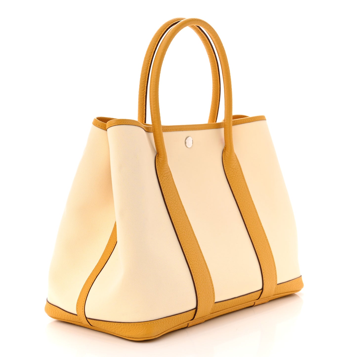 Toile Militaire Vache Country Garden Party 36 MM Tote Jaune Ambre