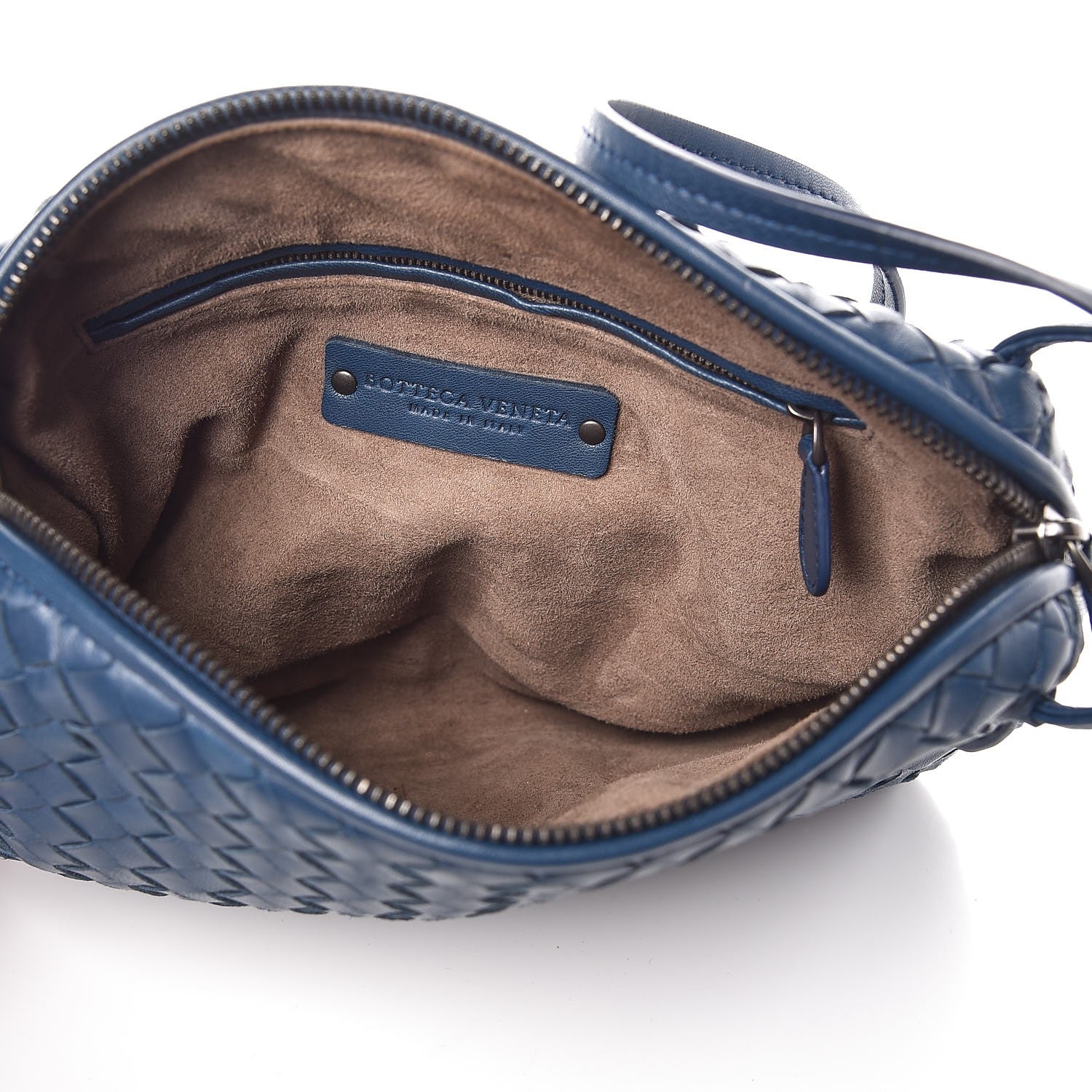 Bottega Veneta Nappa Intrecciato Pillow Crossbody Messenger Atlantic 5 of 8
