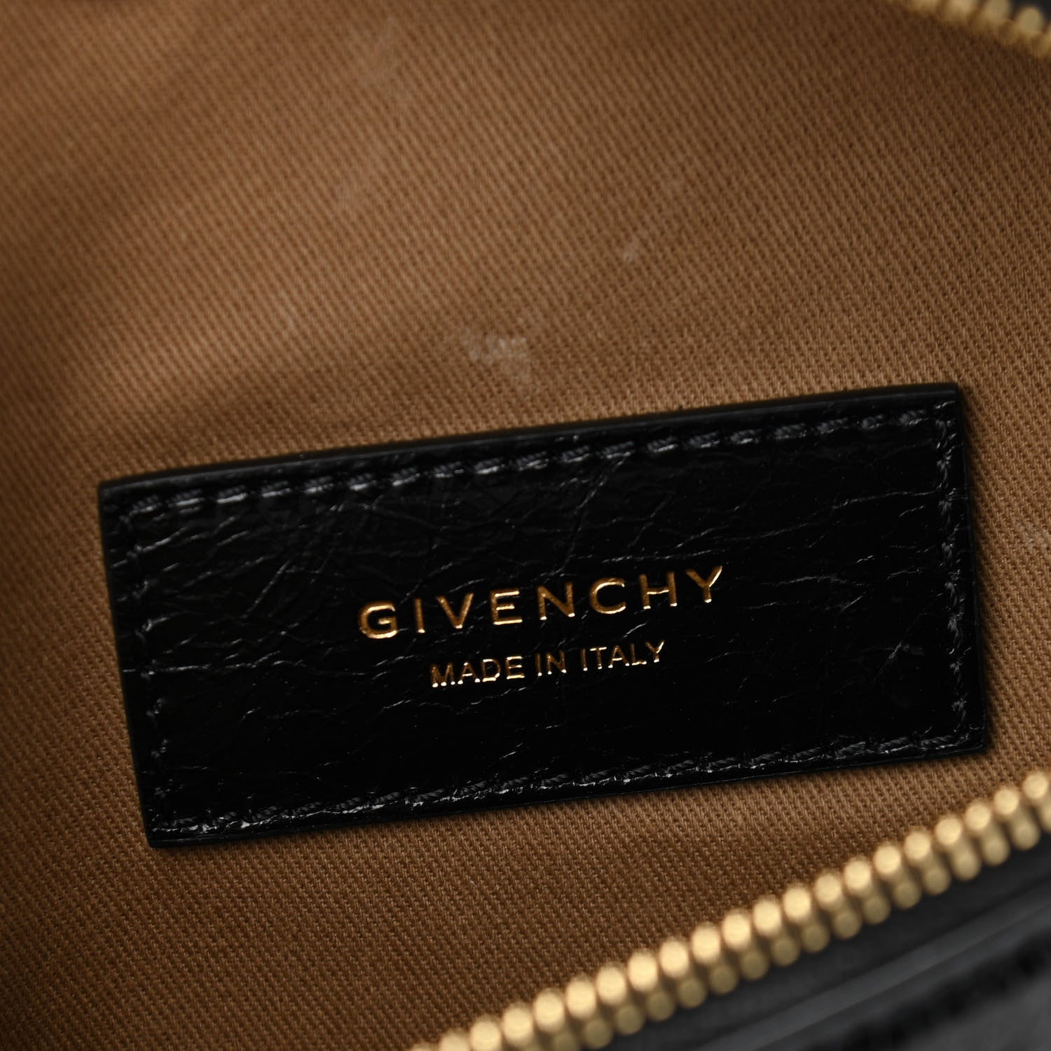 Givenchy Crackle Calfskin ID Belt Bag Black 6 of 10