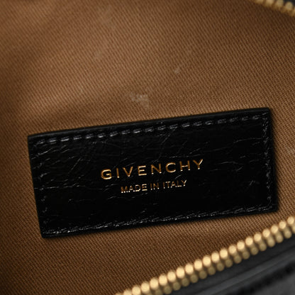 Givenchy Crackle Calfskin ID Belt Bag Black 6 of 10