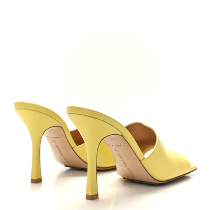 Bottega Veneta Lambskin Stretch Mule Sandals 40 Pear 4 of 7