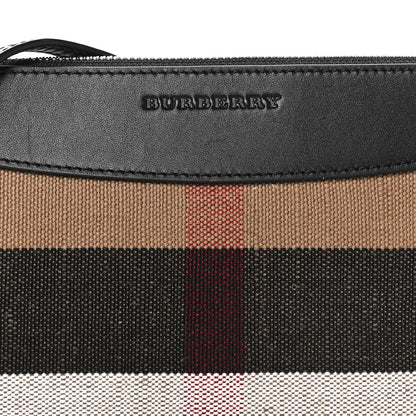 Burberry House Check Derby Peyton Crossbody Clutch Bag Black 6 of 8