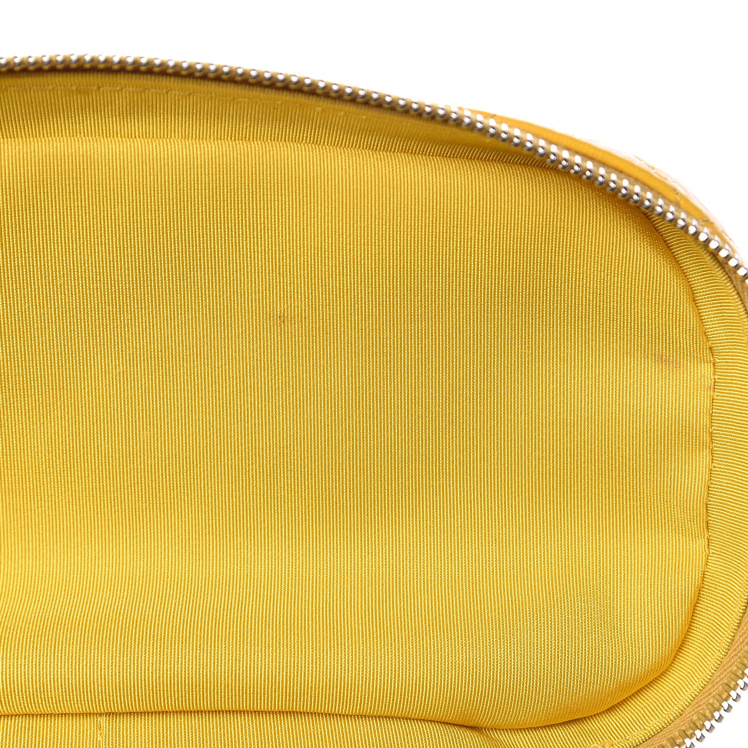 Chanel Crumpled Calfskin PVC Quilted Flap Yellow 12 of 13