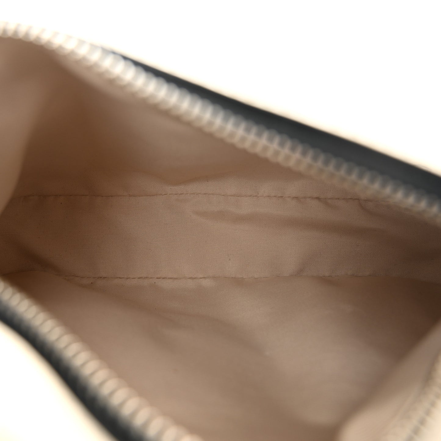 Patent Calfskin Soft Box 23 Shoulder Bag Ivory