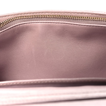Christian Dior Pearly Lambskin Cannage Miss Dior Promenade Pouch Lotus 9 of 9