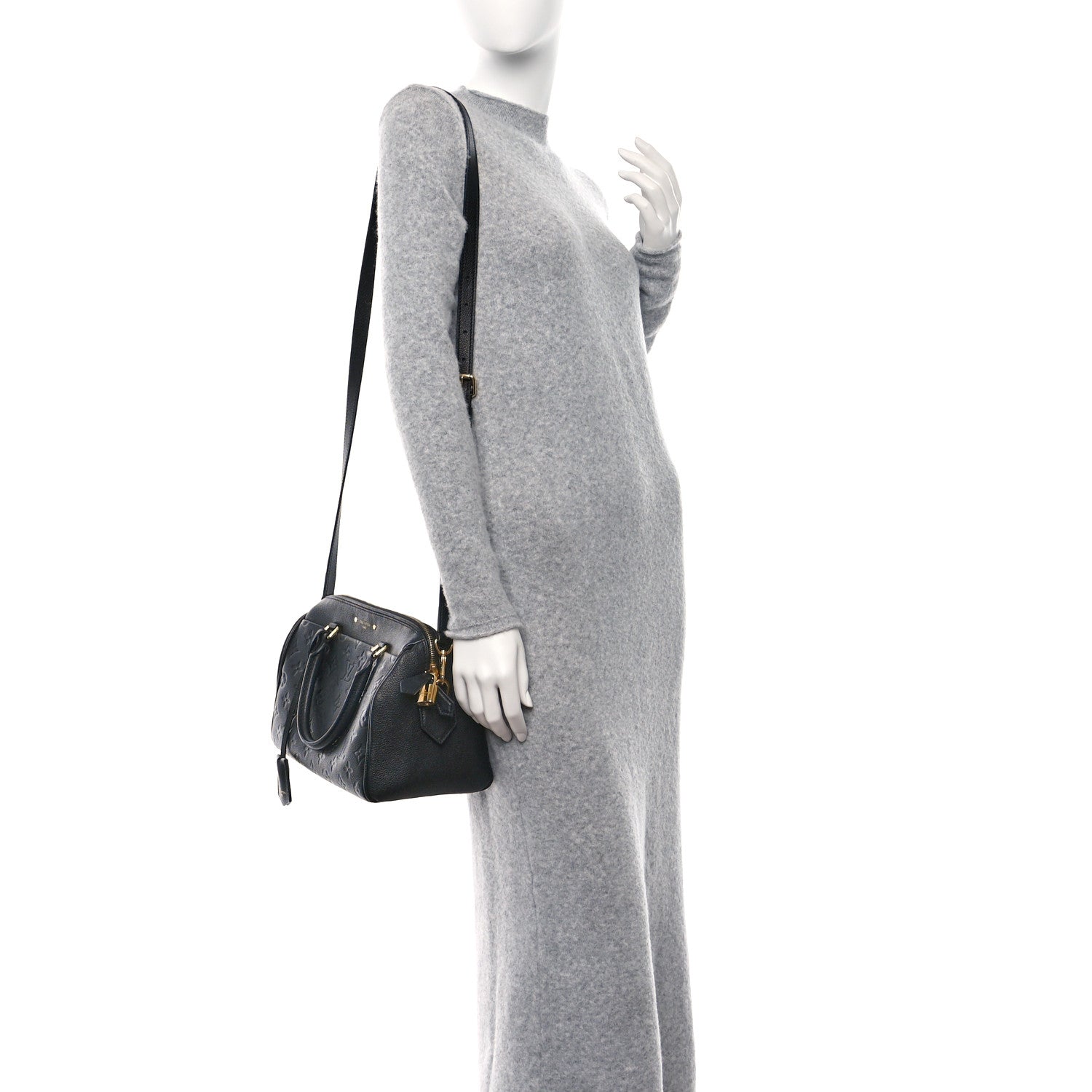 Louis Vuitton Empreinte Speedy Bandouliere 25 NM Black 2 of 10