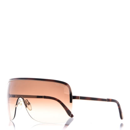 Tom Ford Gianna Shield Sunglasses TF138 Brown 1 of 6