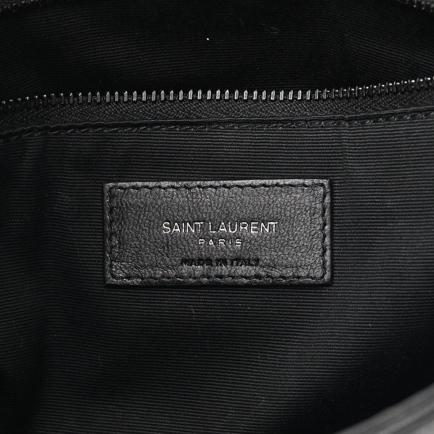 Crinkled Calfskin Matelasse Monogram Medium Niki Chain Satchel Black