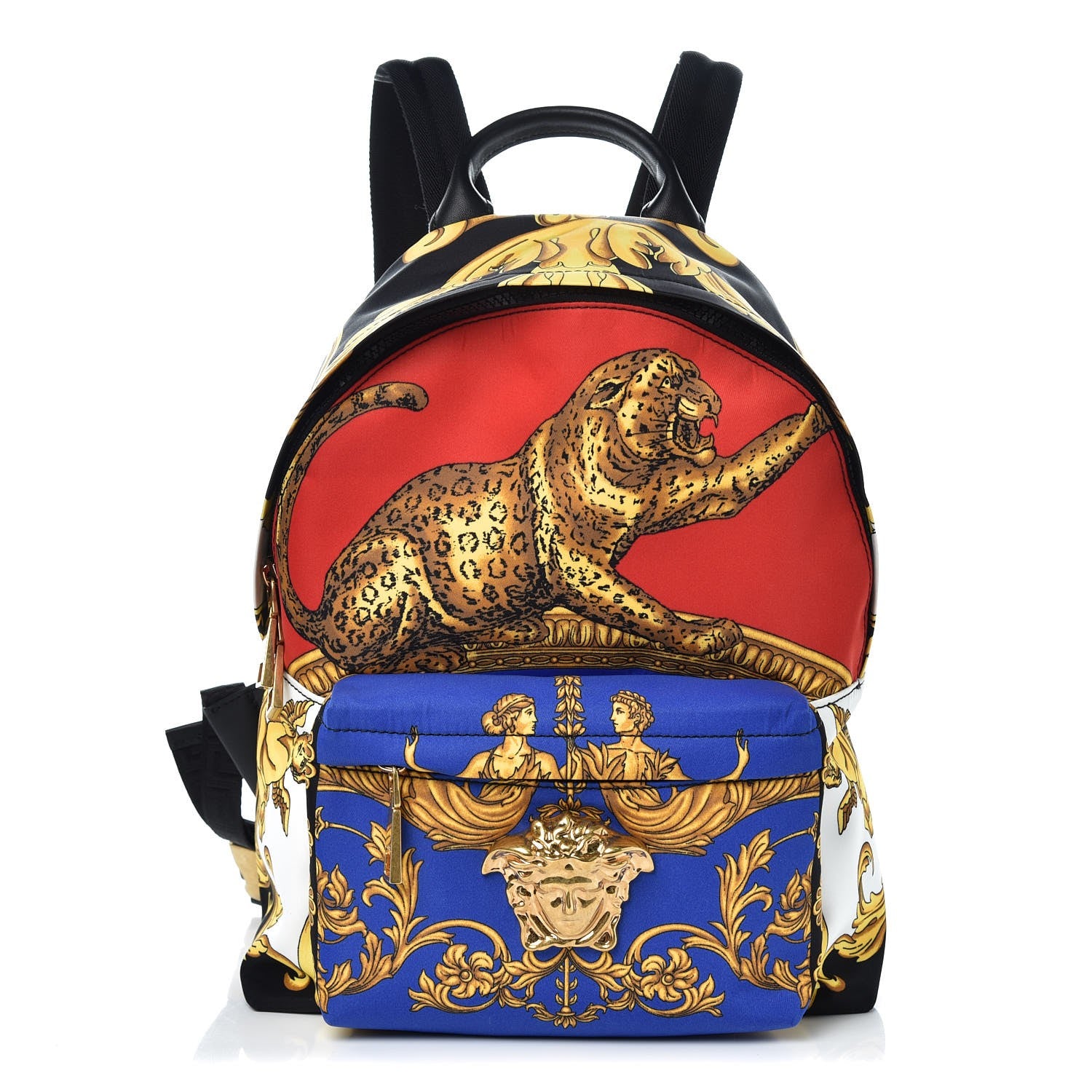 Versace Nylon Palazzo Medusa Backpack Multicolor 340920 – FASHIONPHILE