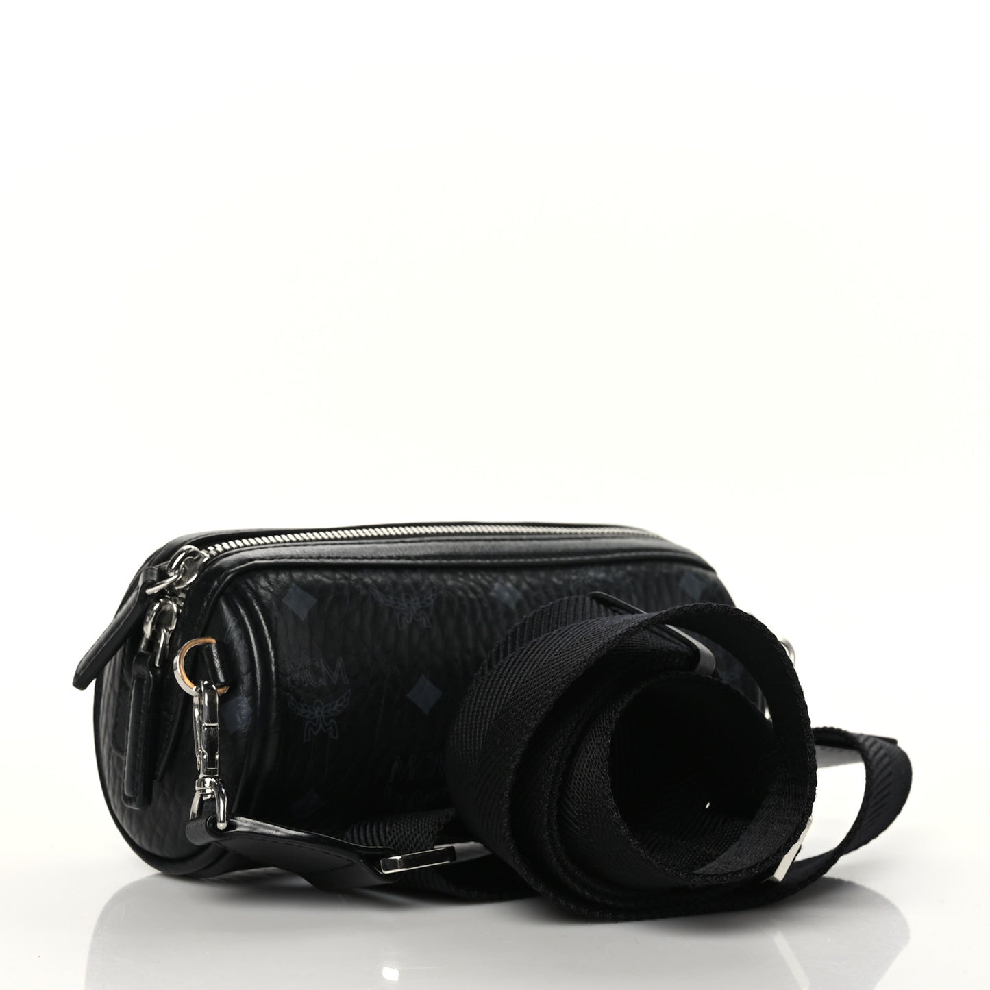 Visetos Mini Barrel Crossbody Bag Black